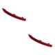 thumbnail image 3 of Sidaley Reemplazo del reflector derecho/izquierdo de la cubierta del parachoques trasero para F10 2010-2013 F18 2014-2016 63147318556 rojo 2piezas, 3 of 6