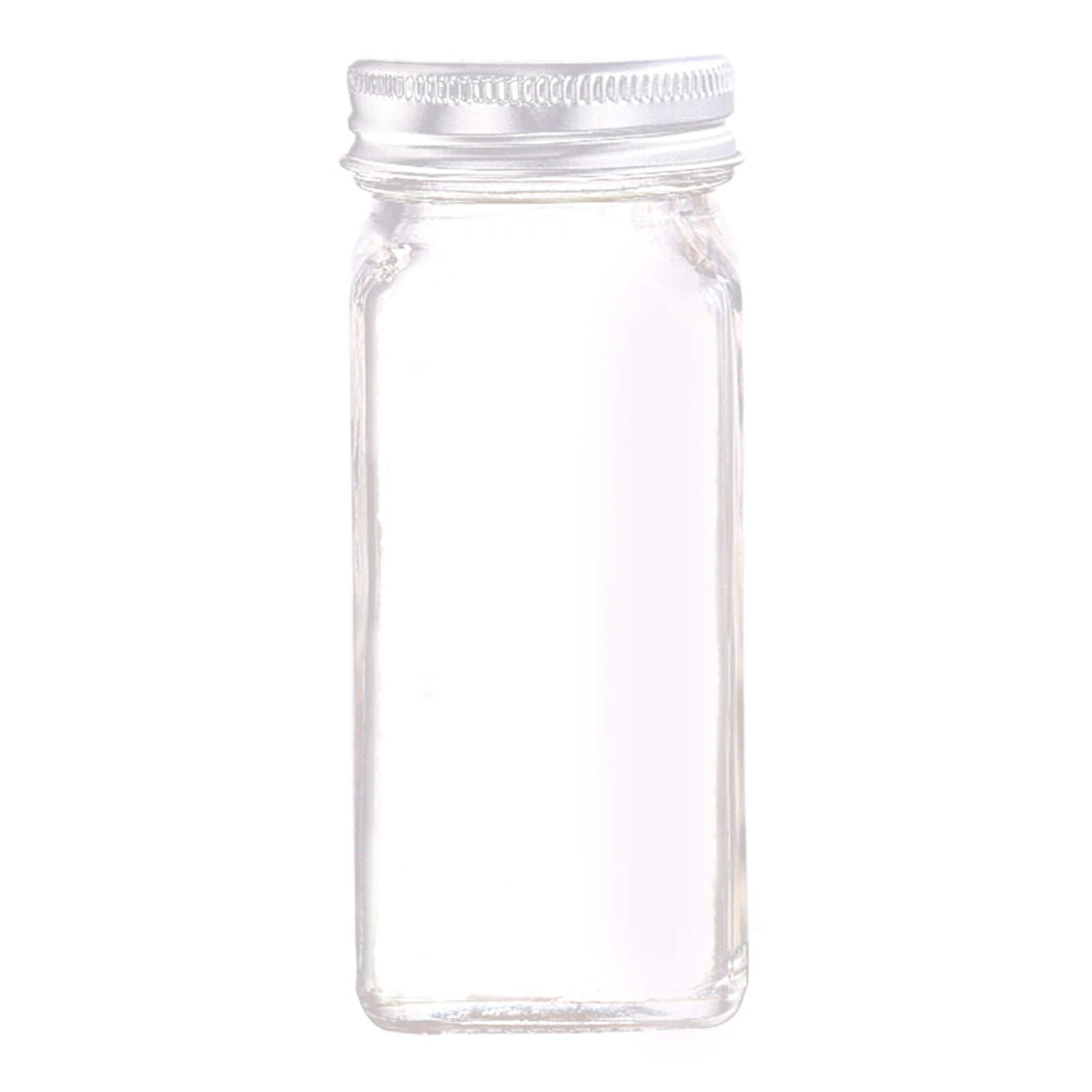 RSVP Endurance® Large Square Glass Spice Bottles – Clear - Spoons N Spice