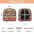 thumbnail image 3 of Pioneer Flower Seat Covers for Dining Room Chairs Set Of 6,Stretch Printed Washable Chair Seat Cover with Elastic Ties and Button,Removable Waterproof Couch Cushion Covers, 3 of 6