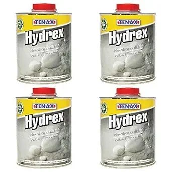 Tenax Hydrex Granite Sealer, Marble Sealer, & Stone or Concrete Sealer - 1 Quart (Pack of 4)