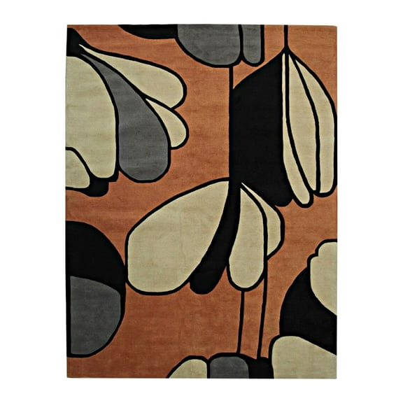 EORC MIX Hand-Tufted Wool Transitional Modern Tufted Rug, 9' x 12'