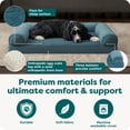 thumbnail image 6 of FurHaven Plush & Suede Orthopedic Sofa Pet Bed for Dogs & Cats - Espresso, Large, 6 of 10