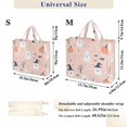thumbnail image 2 of FORMRS Womens Corduroy Tote Bag Crossbody Shoulder Handbag with Pocket, Cute Cartoon Halloween, 2 of 7