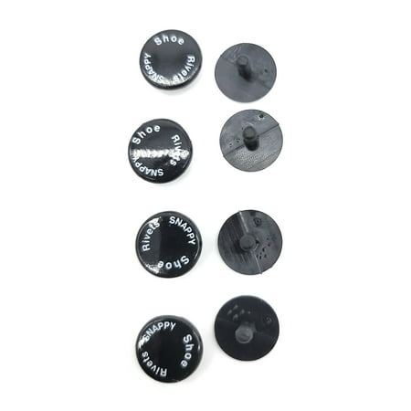 

Snappy Clog Rivets Black Set of 4 Clog Replacement