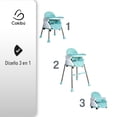 thumbnail image 4 of Silla de bebé para comer COKIBU 3 EN 1 Color menta, 4 of 6