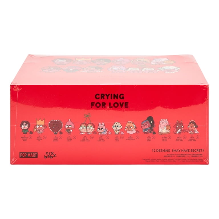 Pop Mart CryBaby Crying For Love Series Figures Sealed Case (12