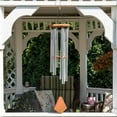 thumbnail image 3 of Nature’s Melody Premiere Grande Tunes Wind Chimes – Outdoor Windchime with 6 Tubes Tuned to E Pentatonic Scale, Rustproof Aluminum, Beech Wood & S Hook Hanger for Sympathy, Memorial Gift or Zen Garden, 3 of 3