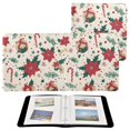 thumbnail image 7 of FORMRS 3 Ring Photo Album 4"x6" Self Adhesive Large Capacity PU Leather Cover, Christmas Floral, 7 of 7
