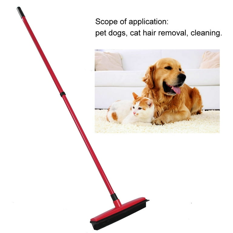 Rubber Broom Pet Hair Lint Removal – Fur Away Roller