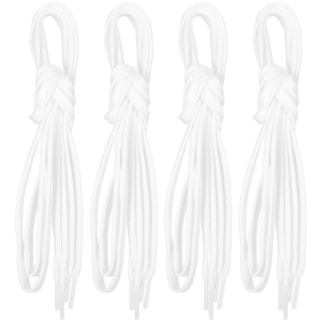 MasteelfCA 4 Pairs Flat Shoelace Replacement Sports Shoes Shoelace Sneaker Shoe String