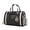 Black, variant on Eleanor Faux Crocodile-Embossed Vegan Leather Womens Satchel by Mia K