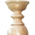 thumbnail image 4 of 24" Natural Solid Wood Floor Pillar Candle Holder, 4 of 6