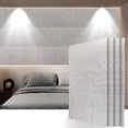 thumbnail image 3 of Faux Stone Wall Panels   Wainscoting Panel for Interior Wall   Cement Texture  for Home  Office  Dark, 3 of 5