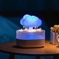 thumbnail image 2 of Cool Mist Rain Cloud Humidifier Aromatherapy Machine with 7 Changing Colors Light Low Noise Essential Oil Diffuser Desktop Humidifier, 2 of 5