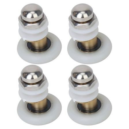 LEORX Shower Door Roller Replacement Part Bathroom Door Rollers Multi 4Pcs Nylon