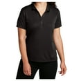 thumbnail image 2 of Yellow Rooster Women's PosiCharge Competitor Polo Shirts Black XL, 2 of 6
