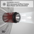 thumbnail image 2 of K&N Universal Clamp-On Air Filter: High Performance, Premium, Washable, Replacement Filter: Flange Diameter: 4 In, Filter Height: 7 In, Flange Length: 1.75 In, Shape: Round Tapered, RC-4680, 2 of 10