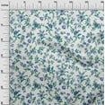 thumbnail image 3 of oneOone Rayonne Tissu Blanc Jacobée Robe Florale Tissu Tissu Imprimé par la Cour 56 Pouces de Large, 3 of 4