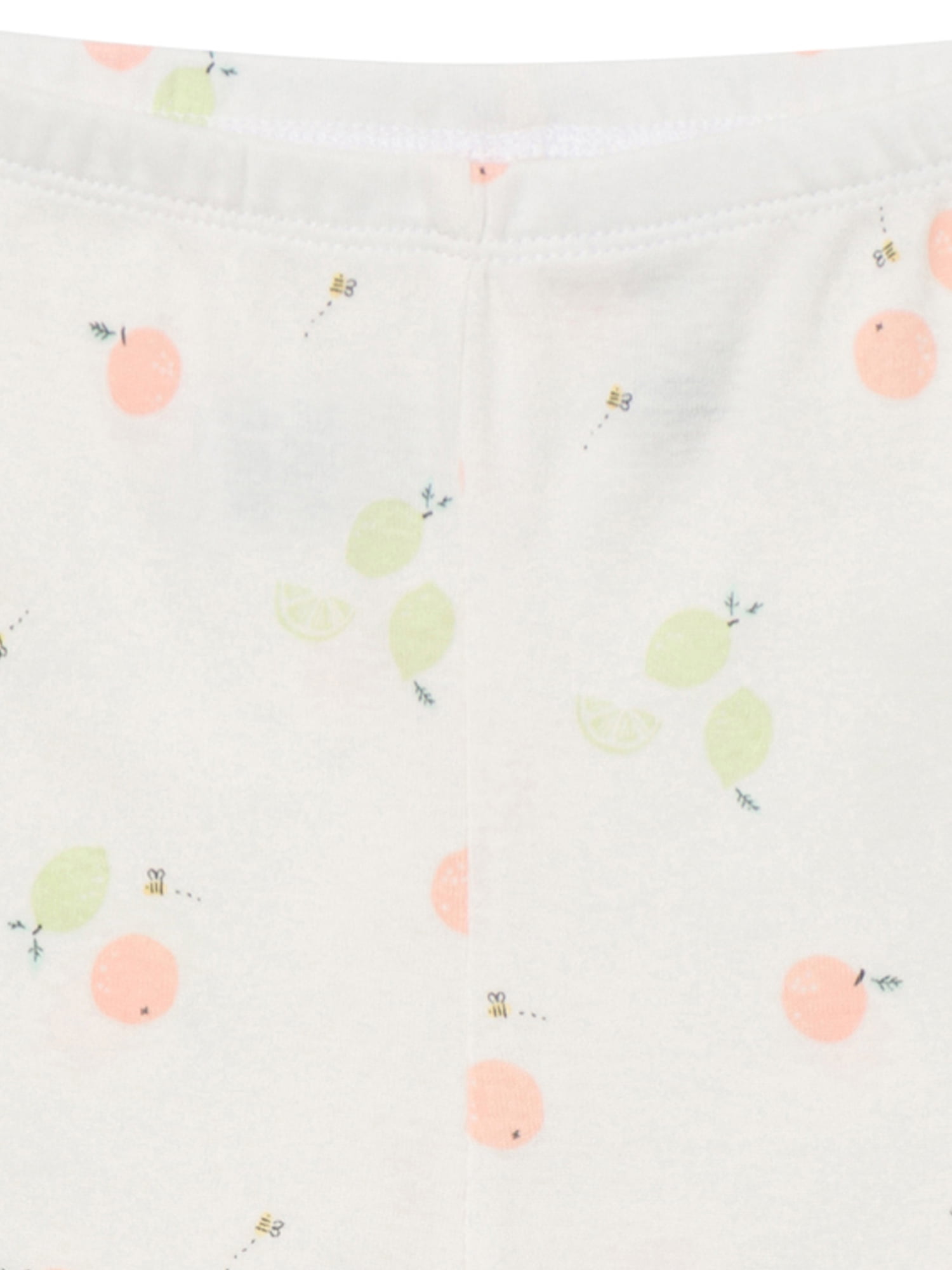 Gerber Toddler Neutral Tight Fitting Pajama Set, 4-Piece, Sizes 12 Months - 5T