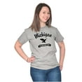 thumbnail image 3 of Michigan Cute Bald Eagle Souvenir Men's Graphic T Shirt Tees Brisco Brands M, 3 of 4