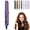 Dark Purple, variant on Curling Iron, 2-in-1 Mini Curling Wand & Flat Iron Hair Straightener, 3D Curling Iron for Short Hair, CurlingIron, Mini Dual Purpose, for Travel, Rapid Heating