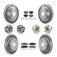 thumbnail image 1 of Transit Auto Front Rear Hub Bearings Assembly Coated Disc Brake Rotors and Ceramic Pads Kit (10Pc) for Car Dodge Charger Challenger Chrysler 300 - Left Right Side (Driver Passenger) KBB-120573, 1 of 11