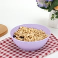 thumbnail image 4 of Your Zone 19-Ounce Plastic Purple Bowl, Single Piece, 4 of 6