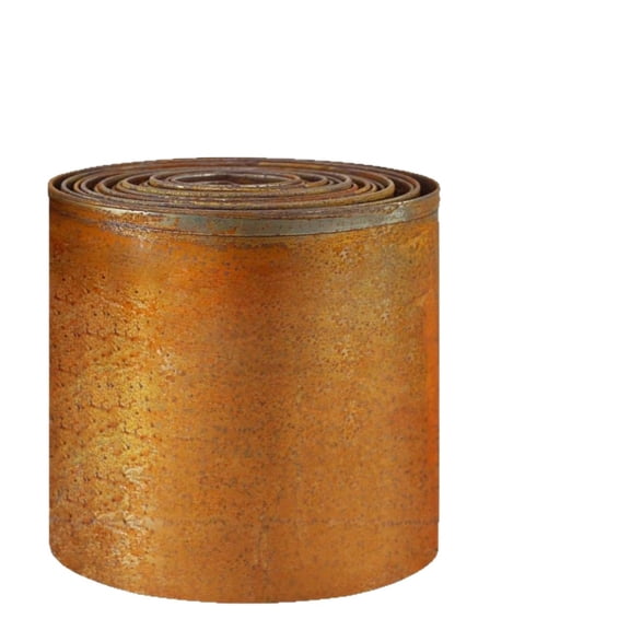 Steel Garden Edging, 16cm Wide, 5m or 10m Long, Pre-Rusted Steel Border Strip for Flower Beds, Tree Rings and Pathways