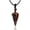 Yellow Brown-Tiger Eye Stone, variant on 6 Facet Point Crystal Necklace Lucky Healing Stone Pendant with Adjustable Rope Natural Quartz Yoga Spiritual Necklaces Jewelry for Men Women
