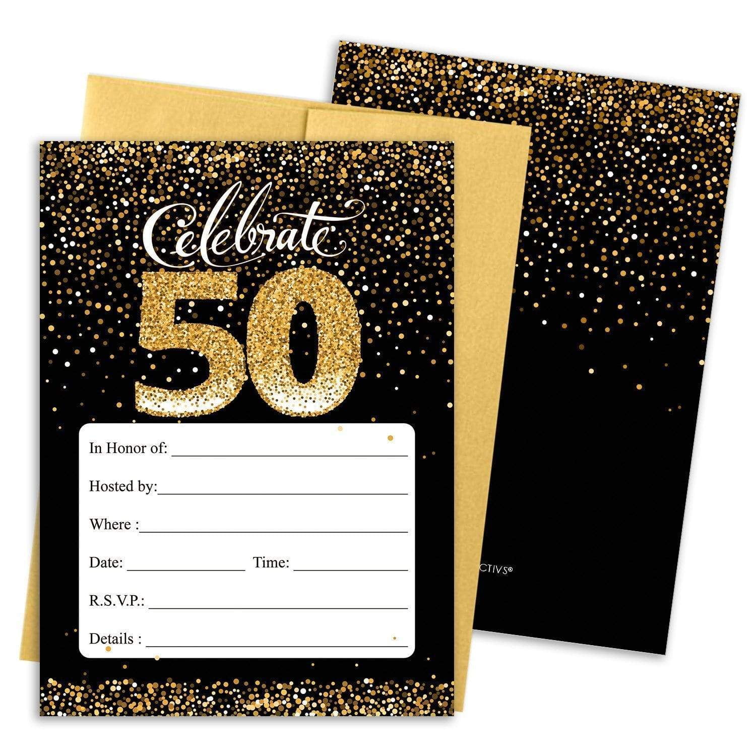 distinctivs-black-and-gold-50th-birthday-party-invitation-cards-with