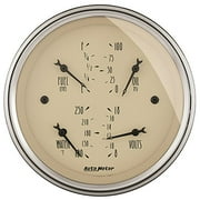 Auto Meter Quad Gauge (Antique Beige) - 1814