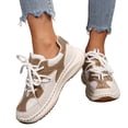thumbnail image 4 of Sneakers for Women Fashion Glitter Shoes (Beige 41), 4 of 8