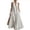 White, variant on Summer Women's Casual Sleeveless Loose Flowy A-line Solid Color V-neck Dress Black L