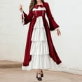 thumbnail image 2 of VOGUES Renaissance Dress Court-Style Princess Dress - Red Xxl Festival Outfits For Women, 2 of 5