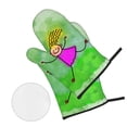 thumbnail image 3 of YFYANG Oven Mitts and Pot Holders Sets 4 Pieces, Non-Slip Heat Resistant Running Little Girl Kitchen Glove Pot Mat for Cooking and Baking, 3 of 8