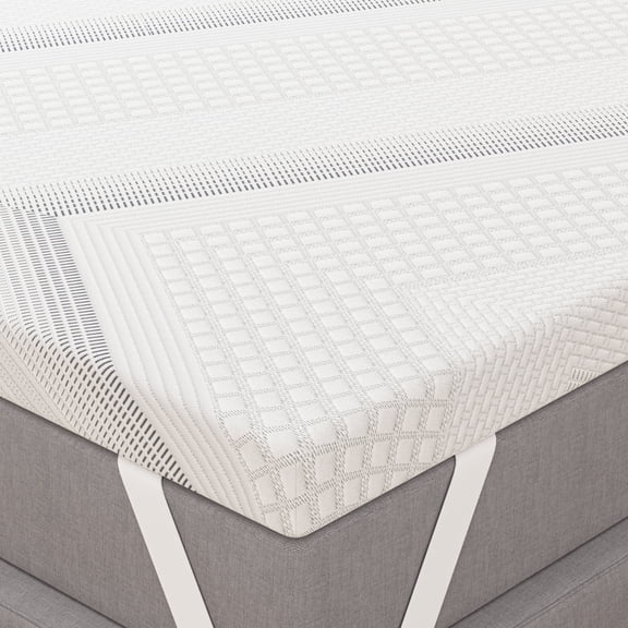 3 Inch Firm Mattress Topper Full Size, Memory Foam Bed Topper with Soft & Firm Options for Back Pain Relief, Mattress Topper with 2-Sided Cover, Ergonomic 5-Zone Design, CertiPUR Certified