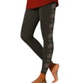 thumbnail image 1 of MKLEKYY Leggings de yoga para mujer, con estampado navideño y gafas de lazo, para ejercicio físico, pantalones de yoga, 1 of 3