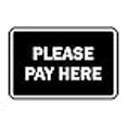 thumbnail image 3 of Signs ByLITA Classic Framed Please Pay Here Sign (White) - Small, 3 of 3