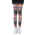 thumbnail image 1 of MIASHUI Leggings pour Filles Extensibles Collants Fins Enfants Imprimés Pantalon Pleine Longueur, Rouge, 12-18 Mois, 1 of 3