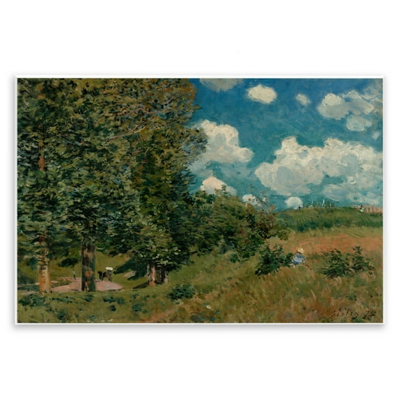 Stupell Industries Classic Cloudy Landscape Landscape & Nature Painting Unframed Art Print Wall Art, 15 x 10