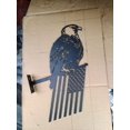 thumbnail image 2 of BEMS-1 pieza de acero, decoración de águila de la libertad, búho de hierro, jardín trasero, 2 of 5