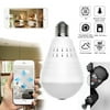 Light Bulb Camera Baby Monitor 1080P Wifi 360° Panoramic IP Security System with IR Night Vision