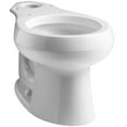 thumbnail image 3 of Kohler Wellworth Round Front Toilet Bowl With 12 In. Rough, White, 3 of 5