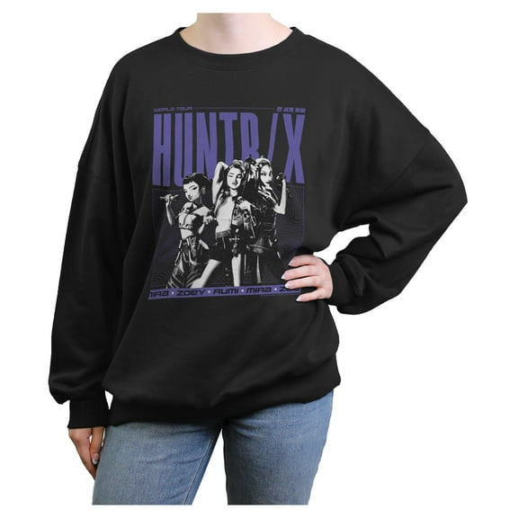 Juniors KPop Demon Hunters Huntrix World Tour Idols Sweatshirt
