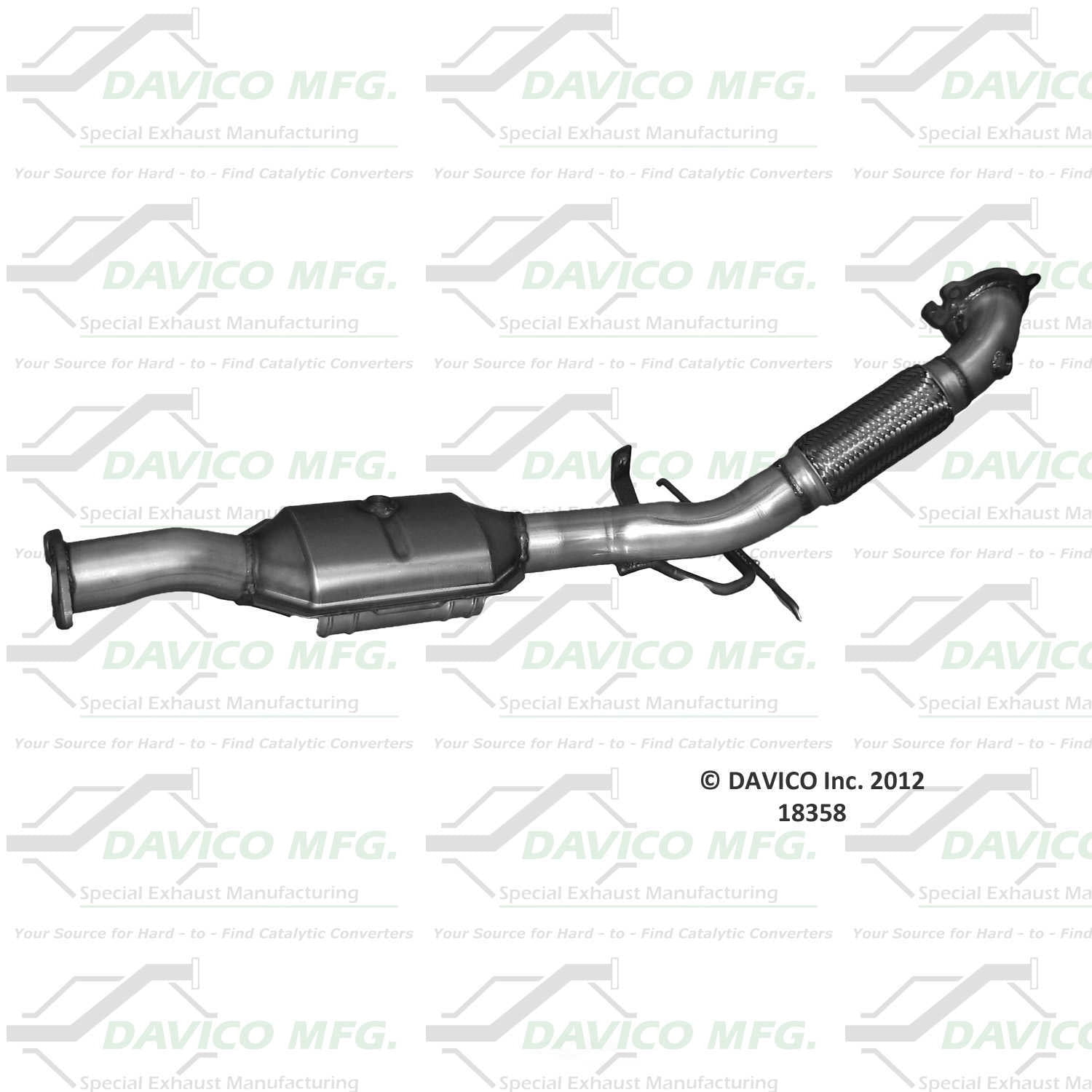 Davico Mfg 18358 Direct-Fit Catalytic Converter