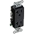 thumbnail image 3 of Hubbell DR20BLK Réceptacle Déco, Joint Ground, 20 amp 125V, 5-20R, Noir, 3 of 3