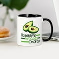 thumbnail image 3 of CafePress - Cute Avocado - 11 oz Ceramic Mug - Novelty Coffee Tea Cup, 3 of 4