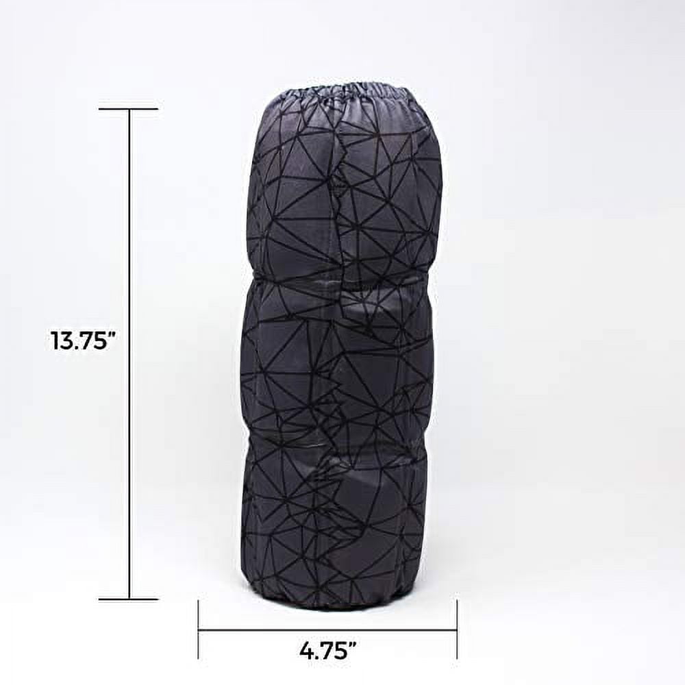 HurtSkurt - 2 in 1 - Harness-Free Fashionable Cold Therapy Compression Gel Sleeve & Ice Pack Stretch-to-Fit Large (Blackout)