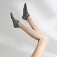 thumbnail image 4 of Under $10 Socks Green Ladies' Solid Color Backless Grip Socks Yoga Ankle Sports Socks Ladies' Anti Slip Slippers Socks, 4 of 4
