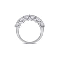 thumbnail image 4 of 6.00 Carat (Ctw VS1-VS2) Lab-Grown Emerald-Cut Diamond Anniversary Band Ring 14K White Gold for Women, 4 of 6